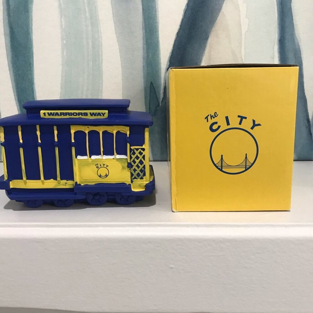 Golden State Warriors Cable Car Trolley Limited Edition Chase Center Collectible - Picture 3 of 8